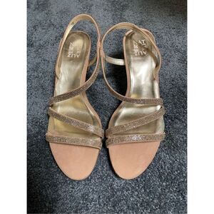 NWOT Naturalizer Women’s 11N Vanessa Open Toe Dress Sandals Heeled Blush Pink